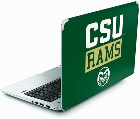 ملصق Skinit للكمبيوتر المحمول متوافق مع Envy TouchSmart 15.6in - تصميم College CSU Rams مرخص رسميًا in Kuwait
