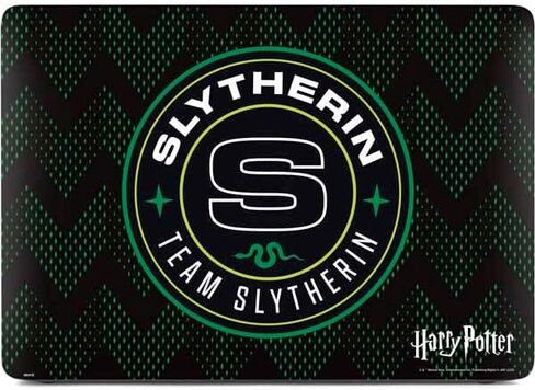 ملصق Skinit للكمبيوتر المحمول متوافق مع جهاز MacBook Air 13in Retina (2018-2019) - تصميم فريق Slytherin المرخص رسميًا من Warner Bros in Kuwait
