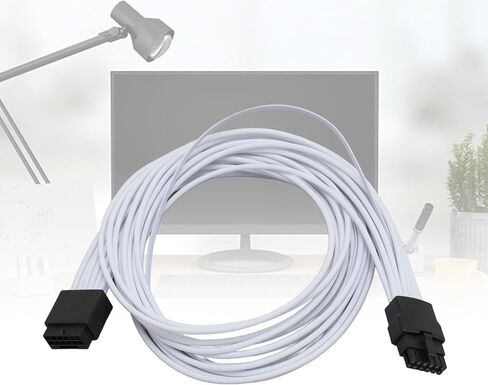 1.97ft 12VHPWR PCIe 5.0 16Pin كابل الطاقة، M إلى F PCIE كابل تمديد الطاقة، 16AWG ATX 3.0 تمديد الطاقة لـ 4000 3000 FE GPU in Kuwait