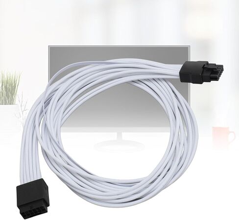 1.97ft 12VHPWR PCIe 5.0 16Pin كابل الطاقة، M إلى F PCIE كابل تمديد الطاقة، 16AWG ATX 3.0 تمديد الطاقة لـ 4000 3000 FE GPU in Kuwait