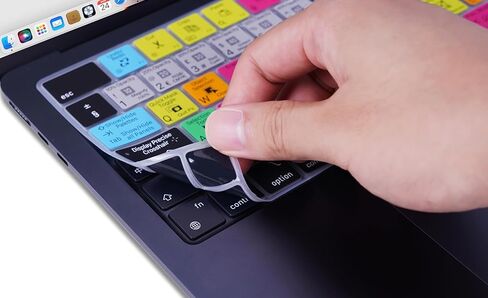 غطاء لوحة المفاتيح السيليكون XSKN Photoshop Shortcut إصدار الاتحاد الأوروبي لجهاز Apple MacBook Air 13/15 بوصة مع شريحة M5/M4/M3/M2 وMacBook Neo مع شريحة A18 Pro in Kuwait