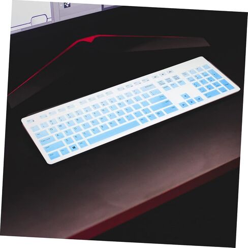 NUOBESTY 1pc Silicone Keyboard Protector for Wired Keyboard and Cover Gradient Silicone Skin Easy to Layout in Kuwait