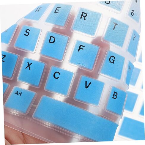 NUOBESTY 1pc Silicone Keyboard Protector for Wired Keyboard and Cover Gradient Silicone Skin Easy to Layout in Kuwait