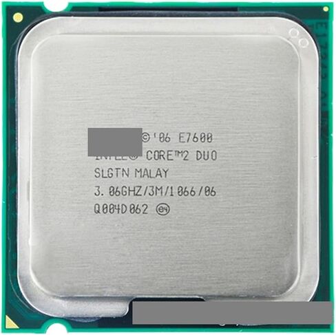 معالج c 2 Duo E7600 مقبس LGA 775 CPU (3.0 جيجا هرتز/3 ميجا هرتز/1066 جيجا هرتز) in Kuwait