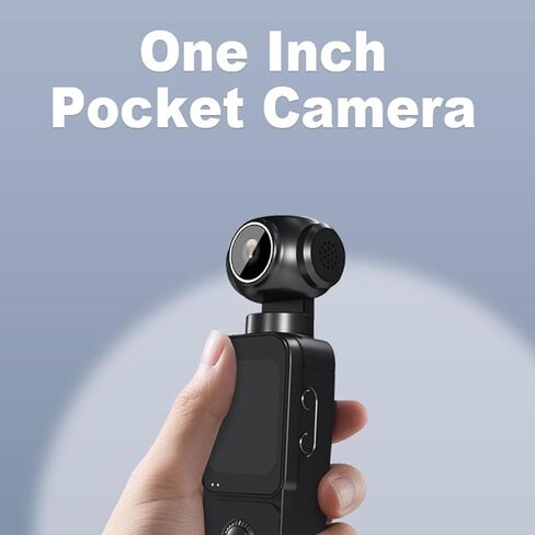 5K HD Handheld Vlogging Camera, Action Camcorder,Handheld Sports Camera, HD Vlogging WiFi with 270 Rotating Lens 1.69in Screen EIS Stabilization in Kuwait