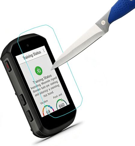 واقي شاشة Mr.Shield متوافق مع Garmin Edge 550/850 [زجاج مقسّى] [3 عبوات] [زجاج ياباني بصلابة 9H] in Kuwait