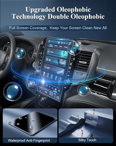 BIBIBO 3 قطع مضادة للوهج لـ 2025 2026 RAM 1500 2500 3500 واقي شاشة 2025 2026 RAM 1500 Uconnect 14.4 بوصة تعمل باللمس + 10.25 بوصة شاشة Passager مضادة للوهج تقلل بصمات الأصابع HD Clear in Kuwait