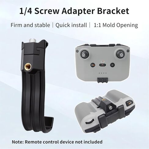 Bicycle Mount Bracket Adapter for DJI RC-N3 Mini 5 Pro Accessories, Cycling Bike Handlebar Holder Clamp Clip Base Compatible with DJI RC-N2/N1/N3 Drone Air 3 3S/Mini4 Pro/Mini 2 3 3Pro/Flip/Neo 2 Controller in Kuwait
