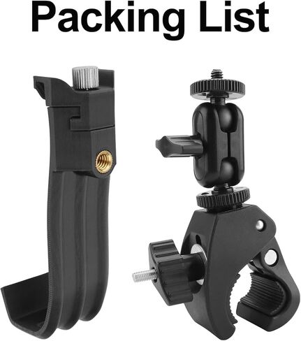 Bicycle Mount Bracket Adapter for DJI RC-N3 Mini 5 Pro Accessories, Cycling Bike Handlebar Holder Clamp Clip Base Compatible with DJI RC-N2/N1/N3 Drone Air 3 3S/Mini4 Pro/Mini 2 3 3Pro/Flip/Neo 2 Controller in Kuwait