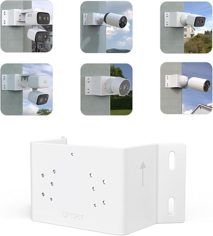 دعامة تثبيت على الزوايا متوافقة مع كاميرات TP-Link Tapo C246D/C236/C216/C217/C113/C420/C400/C400 KIT/C460 (أبيض) in Kuwait