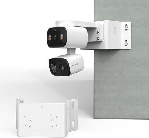 دعامة تثبيت على الزوايا متوافقة مع كاميرات TP-Link Tapo C246D/C236/C216/C217/C113/C420/C400/C400 KIT/C460 (أبيض) in Kuwait
