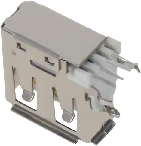 PCB USB موصل USB-AF أنثى جاك 4 دبوس 90 درجة الجانب إدراج قصيرة الجسم كرة لولبية حافة 15 قطعة ، WuJuntool in Kuwait