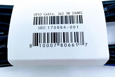 كابل Cradlepoint للطاقة ومخرجات الإدخال للأغراض العامة (GPIO) 2x2 P/N 170864-001، أسود in Kuwait