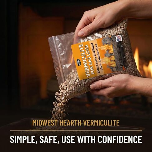 Midwest Hearth Vermiculite Granules for Gas Logs - 12 oz Bag in Saudi Arabia