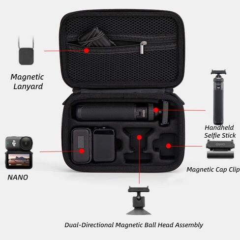 حقيبة حمل لمجموعة السفر DJI Osmo Nano، حقيبة سفر محمولة للتخزين لملحقات مجموعة السفر DJI Osmo Nano in Kuwait