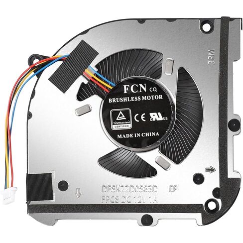 New CPU Cooling Fan for ASUS Vivobook S 15/14 K3402Z K3402ZA K3502 K3502Z M5402 M3502 M3402Z M5602Q S5402Z S3402Z S3402ZA BAPA0806R2HY001 DFSCK22D05883D FPC8 DC12V 1A in Kuwait