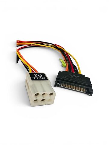 AYAGROUP AYA 7 "15-Pin SATA إلى 10" Dell P6 6-Pin محول الطاقة in Kuwait