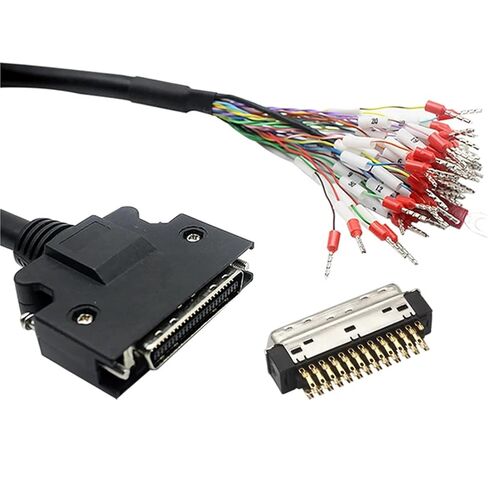 6SL3260-4MA00-1VB0(20pin 6SL3260-4NA00-1VB0 (50pin) V90 كابل إشارة الإدخال/الإخراج (2 متر، 6SL3260-4MA00 20PIN) in Kuwait