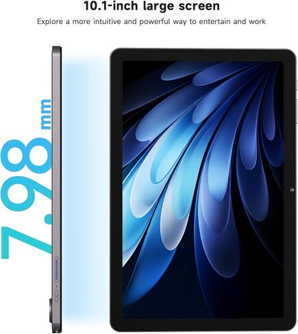 تابلت AOC مقاس 10.1 بوصة يعمل بنظام Android، نظام Android 16، شاشة فائقة السلاسة بتردد 120 هرتز، ذاكرة وصول عشوائي 4 جيجابايت وذاكرة وصول عشوائي 128 جيجابايت (قابلة للتوسيع بسعة 1 تيرابايت)، معالج ثماني النواة، Widevine L1 للبث عالي الدقة، فتح القفل بالوج in Kuwait