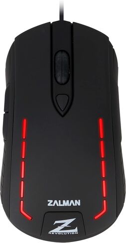 ماوس الألعاب الضوئي زلمان LED بدقة 2500 نقطة في البوصة (ZM-M401R) in Kuwait