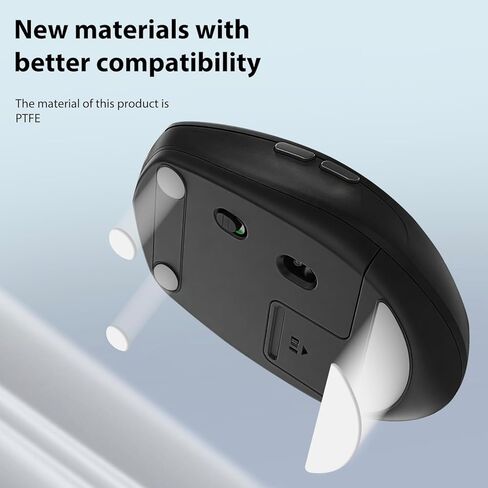 مجموعتان من زلاجات ماوس الجليد M590، أقدام بديلة PTFE متوافقة مع ماوس Logitech M585/ M590، وسادة تزلج ناعمة ومتينة (0.7 مم/أبيض) in Kuwait