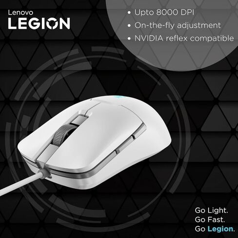ماوس Lenovo Mice_BO Legion M300s - أبيض Souris USB Type-A Optique 8000 نقطة في البوصة in Kuwait