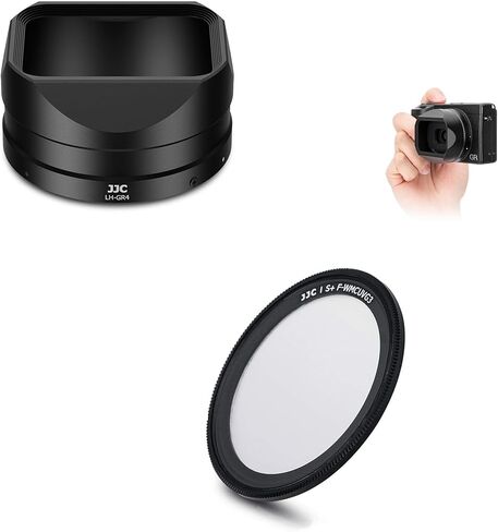 فلتر حماية من الأشعة فوق البنفسجية وغطاء عدسة من JJC لكاميرا Ricoh GR IV HDF أحادية اللون in Kuwait