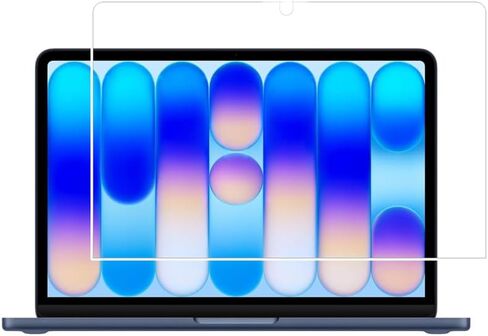 واقي شاشة Zshion متوافق مع جهاز MacBook Neo مقاس 13 بوصة، طبقة من الزجاج المقوى بقوة 9H شفاف كريستالي (عبوة واحدة) in Kuwait