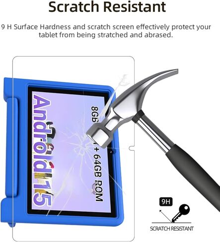 Screen Protector for CFVOCUY TS01-K103A Kids Tablet 10.1 Inch, HD Scratch Resistant Tempered Glass Film for CFVOCUY TS01-K103A Drop Protection,Touch Sensitive,Anti-Fingerprint,2 pack. in Kuwait