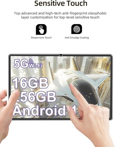 واقي شاشة لجهاز SEBBE S23 مقاس 11 بوصة Android 13 اللوحي، طبقة من الزجاج المقسى مضادة للخدش وحساسية لمس عالية، عبوتان. in Kuwait