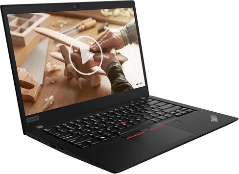 كمبيوتر محمول Lenovo ThinkPad T490s مقاس 14 بوصة FHD للأعمال، كمبيوتر محمول من الجيل الثامن Intel Quad Core i5-8365U، ذاكرة وصول عشوائي 8 جيجابايت و512 جيجابايت SSD، قارئ بصمات الأصابع، Thunderbolt 3، نوع C، HDMI، Windows 11 Pro (متجدد) in Kuwait
