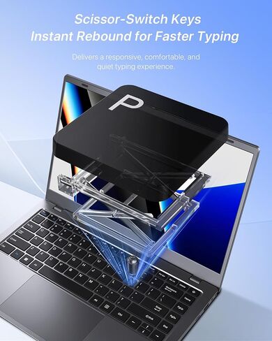 كمبيوتر محمول 14 بوصة، 8 جيجابايت رام، 128 جيجابايت SSD قابل للتوسيع 1 تيرابايت، معالج Pentium 6500Y يصل إلى 3.4 جيجا هرتز، شاشة 1080P FHD IPS، WiFi 5، BT 5.2، USB 3.2، USB C، أجهزة الكمبيوتر المحمولة لطلاب الأعمال والمنزل in Kuwait