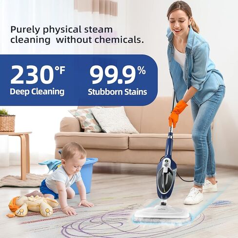GorFanty 2 Packs Steam Mop Pads for Model GF-6610B/GF-6610 Steam Mop Washable, Reusable, Highly Absorbent Microfiber Steam Mop Replacement Pads. in Saudi Arabia