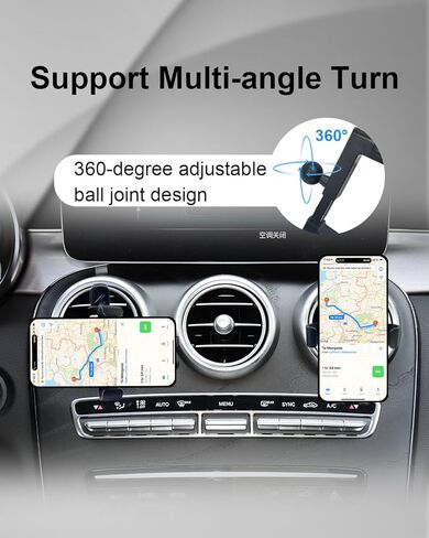 حامل هاتف سيارة دائري بفتحة تهوية لسيارة Jeep Wrangler (2007-2024) JL JK 4XE Gladiator (2020-2024)، حامل هاتف لملحقات Rubicon Sahara JKU Sport S Mojave X in Kuwait
