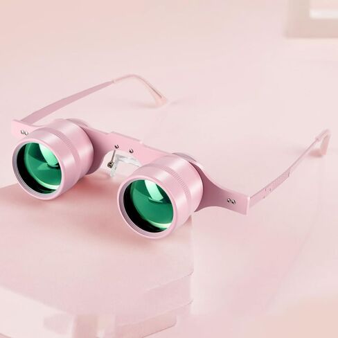 Cocoarm Binocular Glasses, 10x Magnification Binoculars for Glasses Wearers, Strap Telescope, for Fishing Bird Watching Sports Concerts in Kuwait