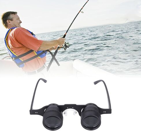 10X Fishing Binoculars Fishing Telescope Scope Adjustable Focus HD Buoy Magnifier Individual Focus Pupil Distance Adjustment with Optical Lens for in Kuwait