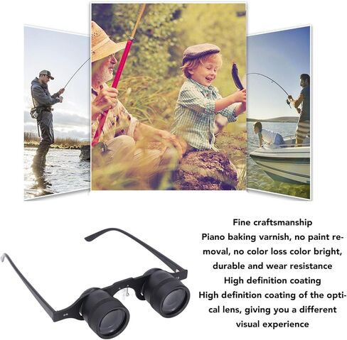 10X Fishing Binoculars Fishing Telescope Scope Adjustable Focus HD Buoy Magnifier Individual Focus Pupil Distance Adjustment with Optical Lens for in Kuwait