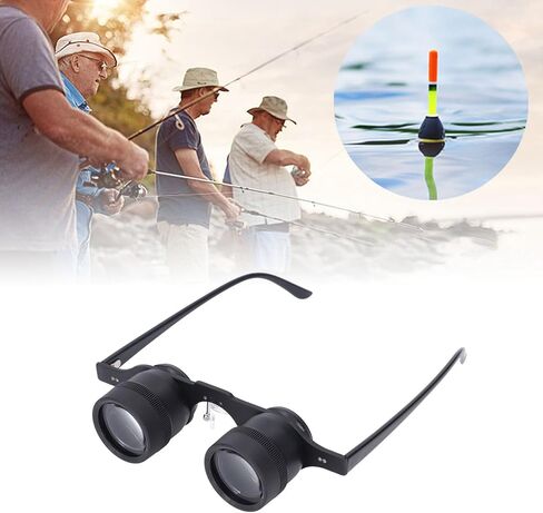 10X Fishing Binoculars Fishing Telescope Scope Adjustable Focus HD Buoy Magnifier Individual Focus Pupil Distance Adjustment with Optical Lens for in Kuwait