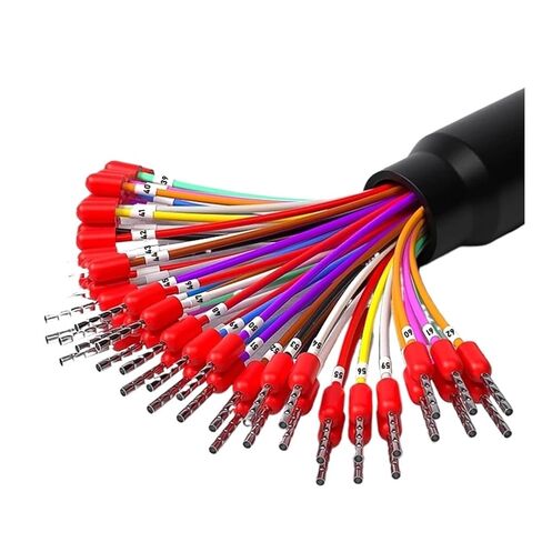 1PCS 62Pin Double Shield Terminal Wire with Number HDB62 Male Female Serial Cable 3 Rows DB62 Single Head with Connector(Male,0.5M) in Saudi Arabia
