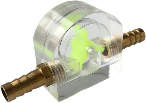 Cooling Meter Acrylic Coolant Indicator, Transparent Inline Rotation Monitor Compatible with 6mm 8mm 10mm Tubing Computer Heat Pipe Liquid Cooling System(10mm) in Saudi Arabia