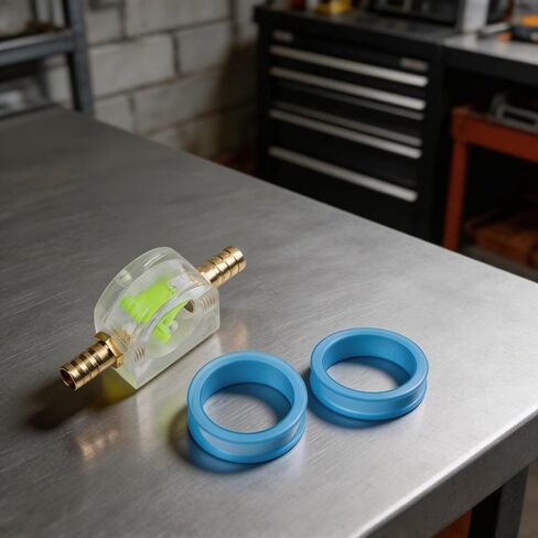 Cooling Meter Acrylic Coolant Indicator, Transparent Inline Rotation Monitor Compatible with 6mm 8mm 10mm Tubing Computer Heat Pipe Liquid Cooling System(10mm) in Saudi Arabia