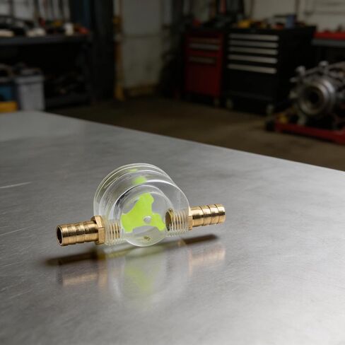 Cooling Meter Acrylic Coolant Indicator, Transparent Inline Rotation Monitor Compatible with 6mm 8mm 10mm Tubing Computer Heat Pipe Liquid Cooling System(10mm) in Saudi Arabia