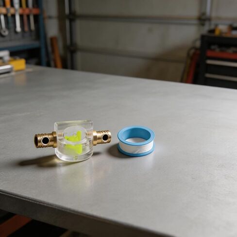 Cooling Meter Acrylic Coolant Indicator, Transparent Inline Rotation Monitor Compatible with 6mm 8mm 10mm Tubing Computer Heat Pipe Liquid Cooling System(10mm) in Saudi Arabia