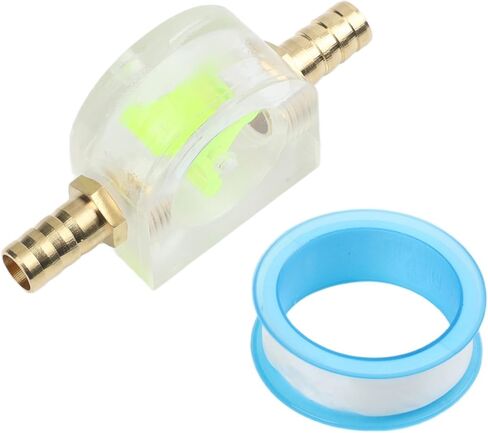 Cooling Meter Acrylic Coolant Indicator, Transparent Inline Rotation Monitor Compatible with 6mm 8mm 10mm Tubing Computer Heat Pipe Liquid Cooling System(10mm) in Saudi Arabia