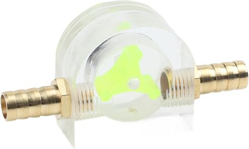 Cooling Meter Acrylic Coolant Indicator, Transparent Inline Rotation Monitor Compatible with 6mm 8mm 10mm Tubing Computer Heat Pipe Liquid Cooling System(10mm) in Saudi Arabia