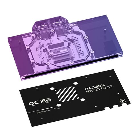 Copper GPU Water Cooling Block for ASUS TUF Gaming RX 9070 XT O16G OC Editions/TUF Gaming RX9070 OC Edition/Prime RX9070XT O16G OC Edition/Prime RX9070 OC Edition in Kuwait