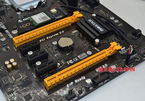 Sintech 5pcs M.2 M-Key M.2 A/E Key، NGFF Key-E Card إلى M.2 Key M محول بطاقة متوافقة مع Intel 7260,8260,9260 in Kuwait