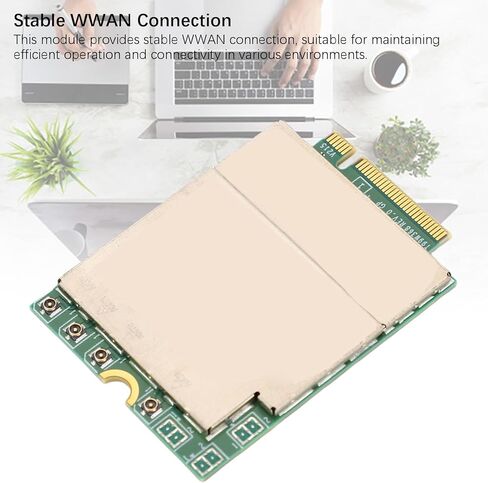 Diyeeni 5G WWAN Card 5G Module Wireless WAN Card T99W373 PCIe M.2 لأجهزة Latitude 5350 5450 5550 7030 7350 7450 7650 9450 3490 3590 3591 أجهزة الكمبيوتر المحمولة مع دعم سرعة الوصلة الهابطة 1.6 جيجابت في الثانية Cat19 in Kuwait