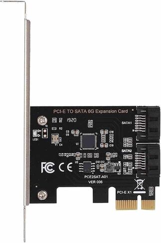 بطاقة محول PCI E إلى 3.0، لوحة توسيع 2 منفذ III 6 جيجابت في الثانية، محول توصيل ساخن لـ 7 8 10 11 32 64 بت in Kuwait