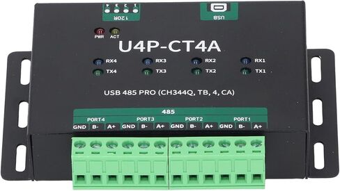 Dan&Dre USB to 4-Way Conversion Module, Conversion Module with Native & SP3485 Chips, for RS485 Converter Adapter, Industrial Grade Insulated in Kuwait